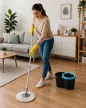 MINI SPIN MOP ECO SET Felmosó szett 14 L szürke