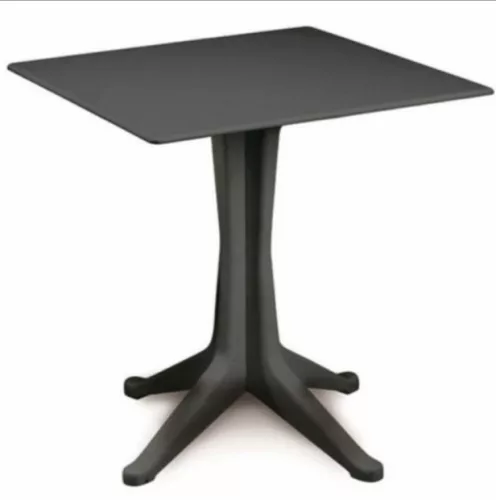 PONENTE asztal 70x70 cm műanyag antracit 