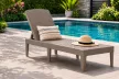 CURVER KETER Jaipur kerti nyugágy napozóágy cappuccino műanyag rattan hatású 187x58x29 cm
