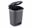 Hobby Life Diamond Szemetes műanyag 15 L betéttel 25,8x31,3x37,3 cm szürke