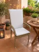 Relax Plus Magas támlás székpárna 110x44x4 cm világosszürke 
