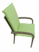 Relax Plus Magas támlás székpárna 110x44x4 cm almazöld