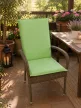 Relax Plus Magas támlás székpárna 110x44x4 cm almazöld