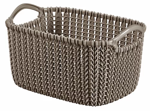 CURVER Knit szögletes tároló kosár 3 L XS 16,7x13,7x24,7 cm