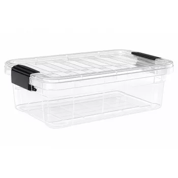 DÜNYA Tároló doboz tetővel 7 L 25x36x11,2 cm