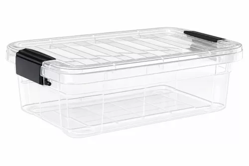 DÜNYA Tároló doboz tetővel 7 L 25x36x11,2 cm