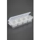 HOBBY LIFE Rendszerező 4 részes 2,5 L 4x36,5x6,2 cm átlátszó fehér