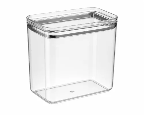 DÜNYA Chef Food Box szögletes műanyag fűszertartó aromazáró fedővel 2,1 L 105 x 16x 16,5 cm