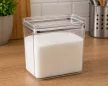 DÜNYA Chef Food Box szögletes műanyag fűszertartó aromazáró fedővel 2,1 L 105 x 16x 16,5 cm