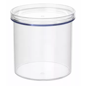   Fűszertartó vákumzáras átlátszó kerek 0,6 L 11x11x9,8 cm