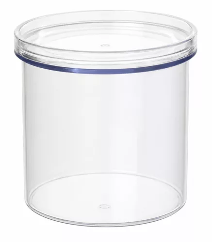 Fűszertartó vákumzáras átlátszó kerek 0,6 L 11x11x9,8 cm