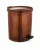 Pedálos műanyag szemetes kivehető betéttel elegáns bőrhatású mintával 20 L 32x36x39 cm