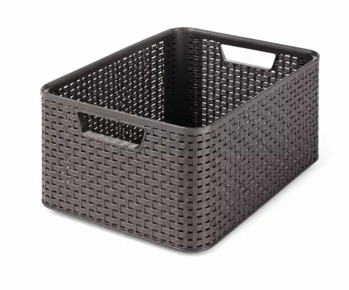 CURVER Style M rattan hatású kosár barna 18 L 17x38,6x28,7 cm