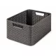 CURVER Style M rattan hatású kosár barna 18 L 17x38,6x28,7 cm