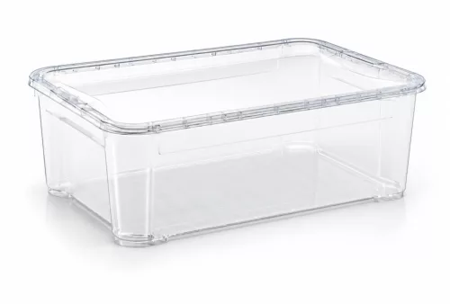 CURVER T-box tárolódoboz M méretben 32 L 39x55,5x19 cm átlátszó