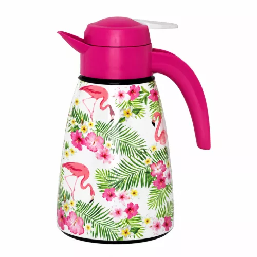 Termosz kiöntő 1,2 L rózsaszín flamingós