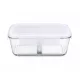 LAV osztott üveg ételtároló 1,1 L 6,5x15X20,5 cm