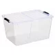 HOME BOX Flex tároló 50 L 56x39x30 cm átlátszó