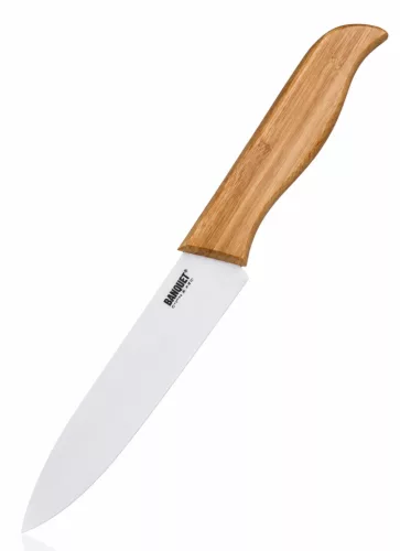 ACURA BAMBOO Kerámia hámozókés 23,5 cm, kerámia penge (cirkónium) hossza 13 cm