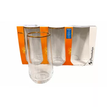   Üvegpohár 3 darabos 0,47 L 15x6,5 csomagolás: 29x7x15,3 cm