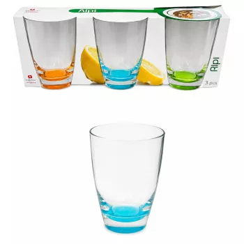 ALPI Vizespohár 3 darabos 0,31 L 29,5x11x8,5 cm