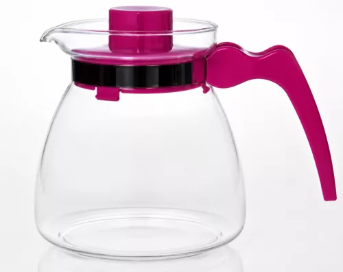 TERMISIL Hőálló kancsó magenta füllel 1,25 L 16,9X17,2X19,9 cm