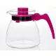 TERMISIL Hőálló kancsó magenta füllel 1,25 L 16,9X17,2X19,9 cm