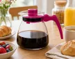 TERMISIL Hőálló kancsó magenta füllel 1,25 L 16,9X17,2X19,9 cm
