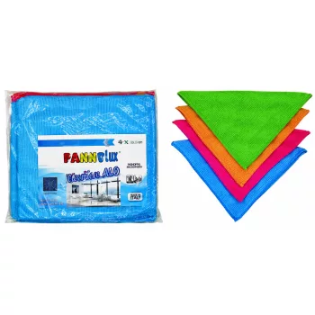   FANATIC Mikroszálas törlőkendő 40x40 cm vegyes színek 12 darab / csomag