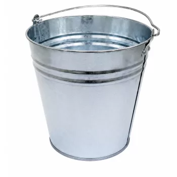 Vödör füllel horganyzott lemezből 12 L 30,5x28,5x27,5 cm
