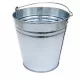 Vödör füllel horganyzott lemezből 12 L 30,5x28,5x27,5 cm