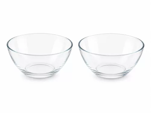 Üveg tál 0,95 L 2 darab 17x8,5 cm