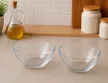 Üveg tál 0,95 L 2 darab 17x8,5 cm