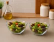Üveg tál 0,95 L 2 darab 17x8,5 cm