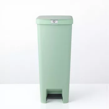   BRABANTIA STEPUP pedálos műanyag szemetes 40 l - jáde zöld
