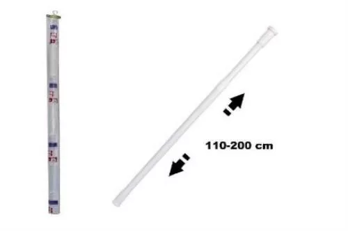 Zuhanyfüggönyrúd teleszkópos 110-200 cm