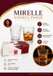 Mirelle whiskys pohár készlet bordázott 6 db-os 9 cm