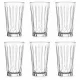 Mirelle long drink bordázott pohárkészlet 6 db-os 340 ml