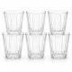 Mirelle bordázott üdítős és vizespohár készlet 6 db-os 240 ml