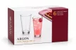ARGON long drink üdítős pohárkészlet 6 db-os 290 ml
