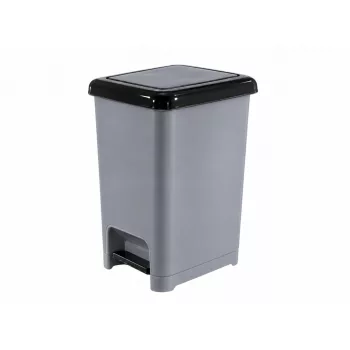   DÜNYA Slim pedálos szemetes 60 L 32x52x42,5 cm szürke-antracit