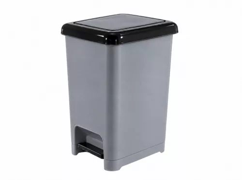 DÜNYA Slim pedálos szemetes 60 L 32x52x42,5 cm szürke-antracit