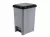 DÜNYA Slim pedálos szemetes 60 L 32x52x42,5 cm szürke-antracit