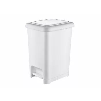 DÜNYA Slim pedálos szemetes 60 L 32x52x42,5 cm fehér