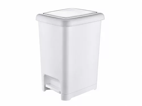 DÜNYA Slim pedálos szemetes 60 L 32x52x42,5 cm fehér