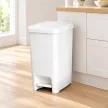 DÜNYA Slim pedálos szemetes 60 L 32x52x42,5 cm fehér