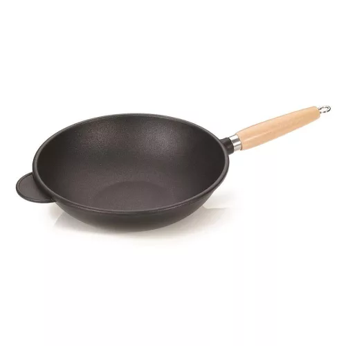 Antik Ars GRAND CHEF teflon öntvény wok 28cm /fanyél