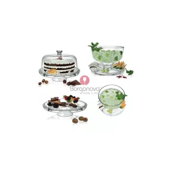 Borgonovo PALLADIO talpas tortatál +búra 31 cm 4 az 1-ben