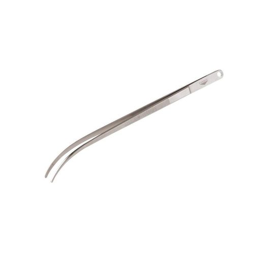 Paderno rozsdamentes csipesz 30 cm hajlitott
