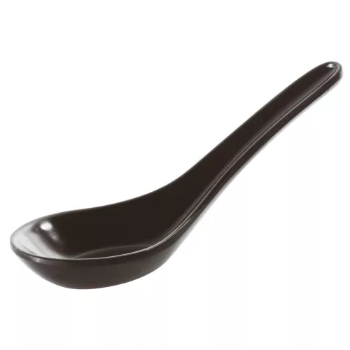 Paderno MELAMINE FEKETE étel kínáló kanál 13 cm